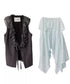 Frill Collar Vest & Sheer Flare Skirt Series